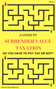 Tax on surrender value of ULIP, endowment, pension plans
